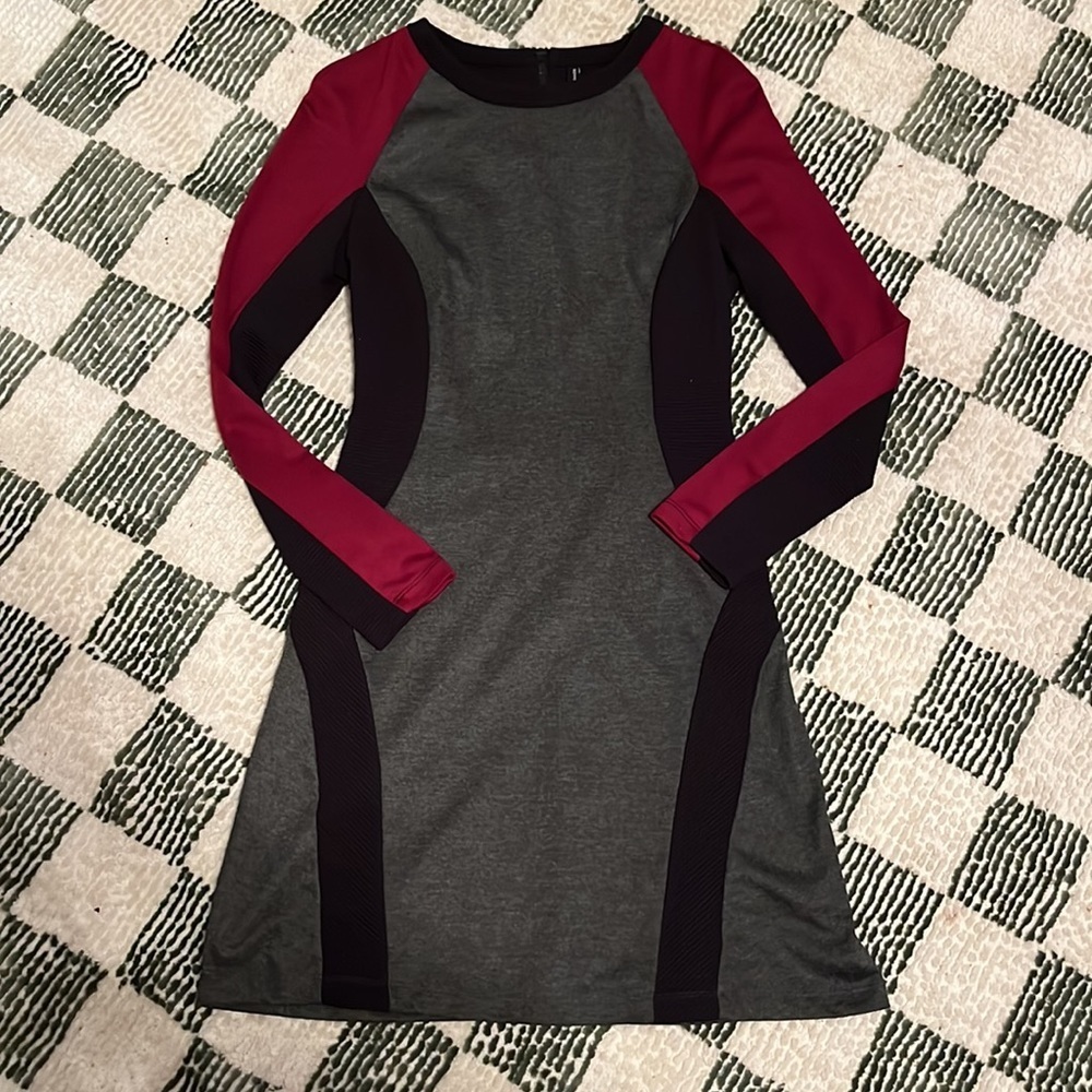 W118 by Walter Baker Moto Long Sleeve Dress